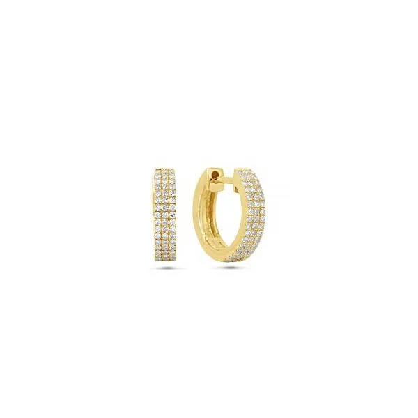 DIAMOND HOOP EARRINGS Erickson Jewelers Iron Mountain, MI