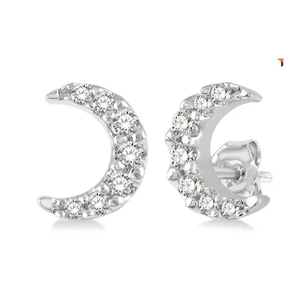 10Kt White Gold Diamond Earrings Erickson Jewelers Iron Mountain, MI
