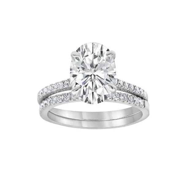 14Kt White Gold Lab Grown Diamond Wedding Set Erickson Jewelers Iron Mountain, MI