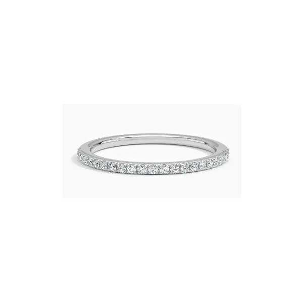 14Kt White Gold Lab Grown Diamond Band Erickson Jewelers Iron Mountain, MI