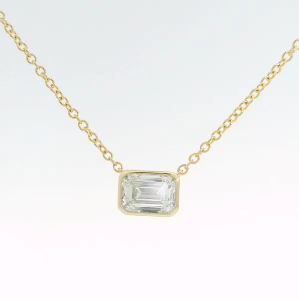 14Kt Yellow Gold Lab Grown Diamond Necklace Erickson Jewelers Iron Mountain, MI