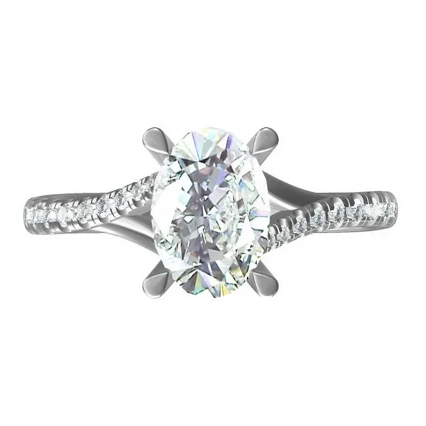 Lab Grown Diamond Engagement Ring Erickson Jewelers Iron Mountain, MI