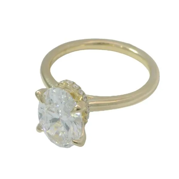 14Kt Yellow Gold Lab Grown Diamond Engagement Ring Image 3 Erickson Jewelers Iron Mountain, MI