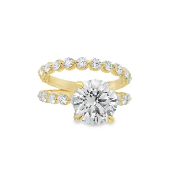 14Kt Yellow Gold Lab Grown Diamond Engagement Set Erickson Jewelers Iron Mountain, MI