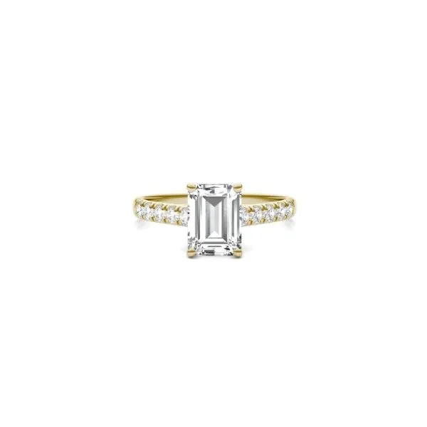 14Kt Yellow Gold Lab Grown Diamond Engagement Ring Erickson Jewelers Iron Mountain, MI