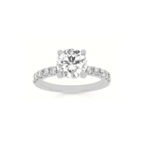 14Kt White Gold Lab Grown Diamond Engagement Ring Erickson Jewelers Iron Mountain, MI