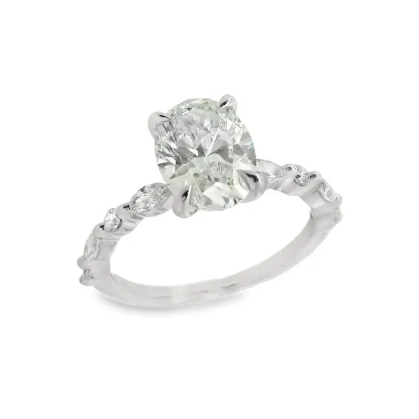 14Kt White Gold Lab Grown Diamond Engagement Ring Erickson Jewelers Iron Mountain, MI