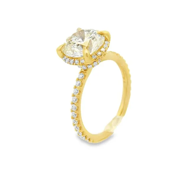 14K Yellow Gold Lab Grown Diamond Engagement Ring Erickson Jewelers Iron Mountain, MI