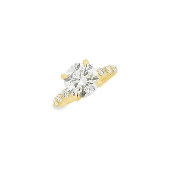 14K Yellow Gold Lab Grown Diamond Engagement Ring Erickson Jewelers Iron Mountain, MI