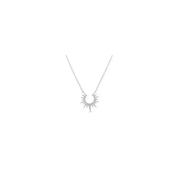 DIAMOND SUNBURST NECKLACE Erickson Jewelers Iron Mountain, MI