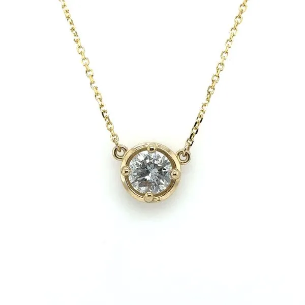 BEZEL SET DIAMOND NECKLACE Erickson Jewelers Iron Mountain, MI