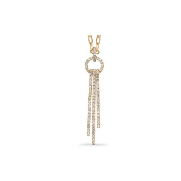 14Kt Yellow Gold Diamond Necklace Erickson Jewelers Iron Mountain, MI