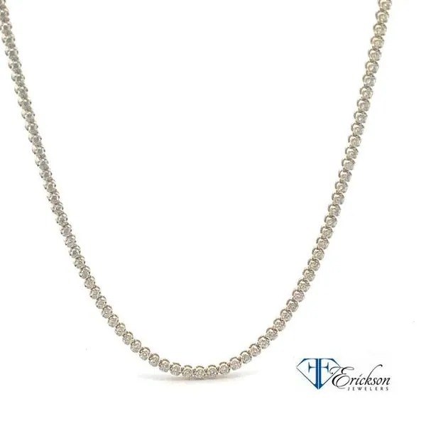14Kt Yellow Gold Diamond Necklace Erickson Jewelers Iron Mountain, MI