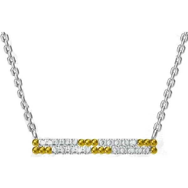 14Kt White Gold Diamond Necklace Erickson Jewelers Iron Mountain, MI