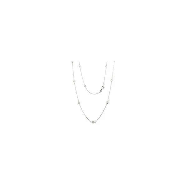 14Kt White Gold Diamond Necklace Erickson Jewelers Iron Mountain, MI