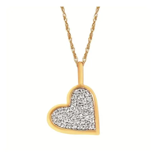 Diamond Heart Necklace Erickson Jewelers Iron Mountain, MI