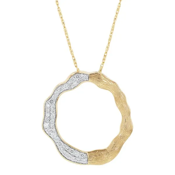 14Kt Yellow Gold Diamond Necklace Erickson Jewelers Iron Mountain, MI