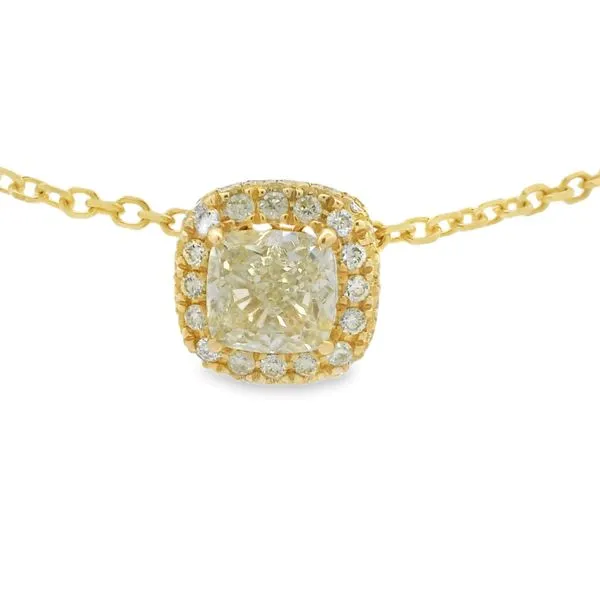 Yellow Diamond Necklace Erickson Jewelers Iron Mountain, MI