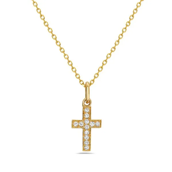 DIAMOND CROSS NECKLACE Erickson Jewelers Iron Mountain, MI