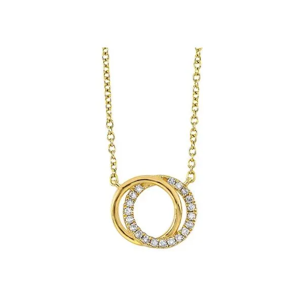 14Kt Yellow Gold Diamond Necklace Erickson Jewelers Iron Mountain, MI
