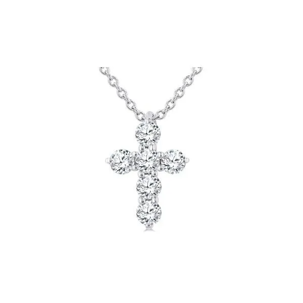 Diamond Cross Necklace Erickson Jewelers Iron Mountain, MI