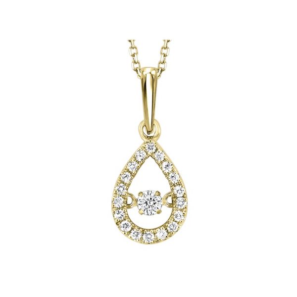 10Kt Yellow Gold Diamond Necklace Erickson Jewelers Iron Mountain, MI