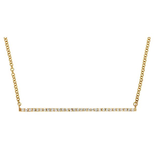 14Kt Yellow Gold Diamond Necklace Erickson Jewelers Iron Mountain, MI