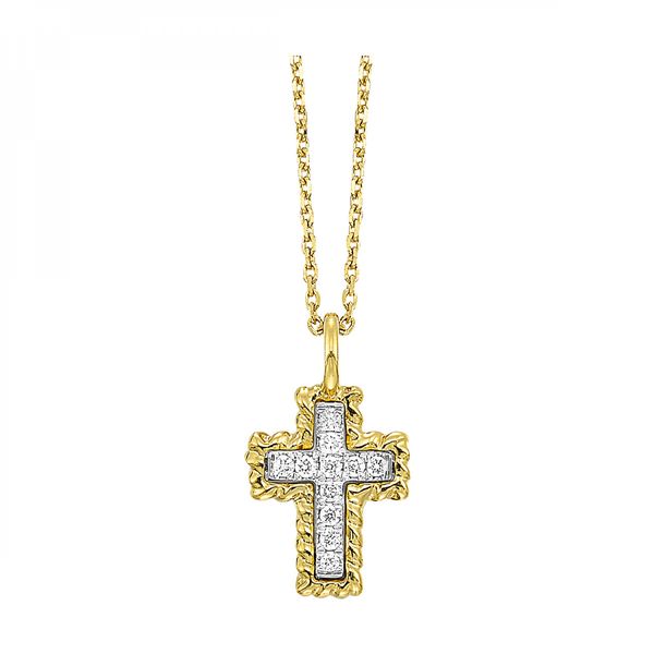 DIAMOND CROSS NECKLACE Erickson Jewelers Iron Mountain, MI