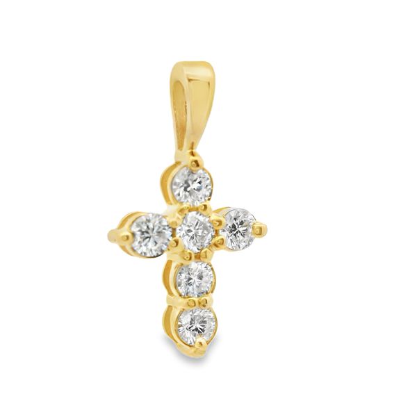 Diamond Cross Pendant Erickson Jewelers Iron Mountain, MI