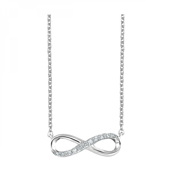 DIAMOND INFINITY NECKLACE Erickson Jewelers Iron Mountain, MI