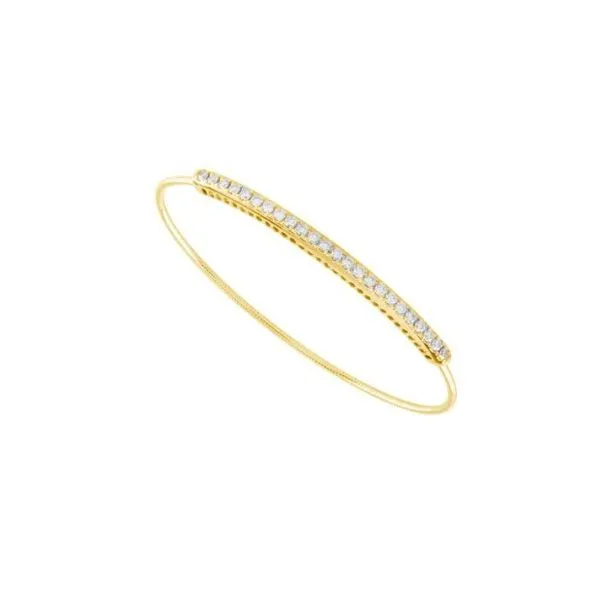 14Kt Yellow Gold Flexi Style Diamond Bracelet Erickson Jewelers Iron Mountain, MI