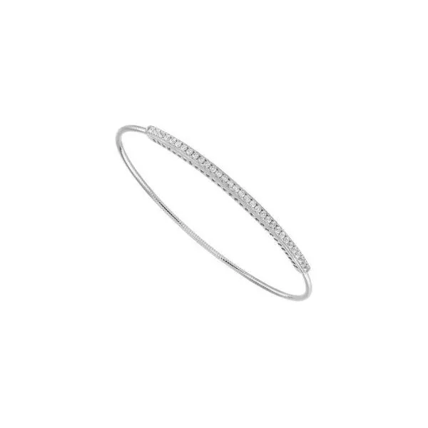 14Kt White Gold Flexi Style Diamond Bracelet Erickson Jewelers Iron Mountain, MI