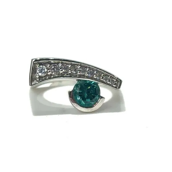 Sterling Silver Caribbean Blue Quartz Erickson Jewelers Iron Mountain, MI