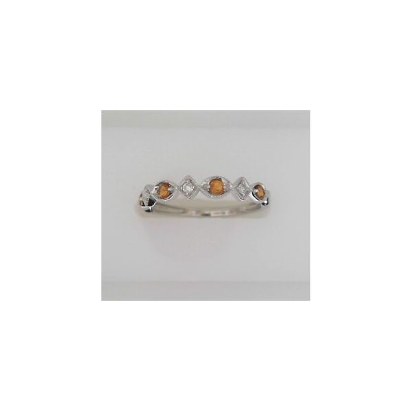 CITRINE AND DIAMOND STACKABLE RING Erickson Jewelers Iron Mountain, MI