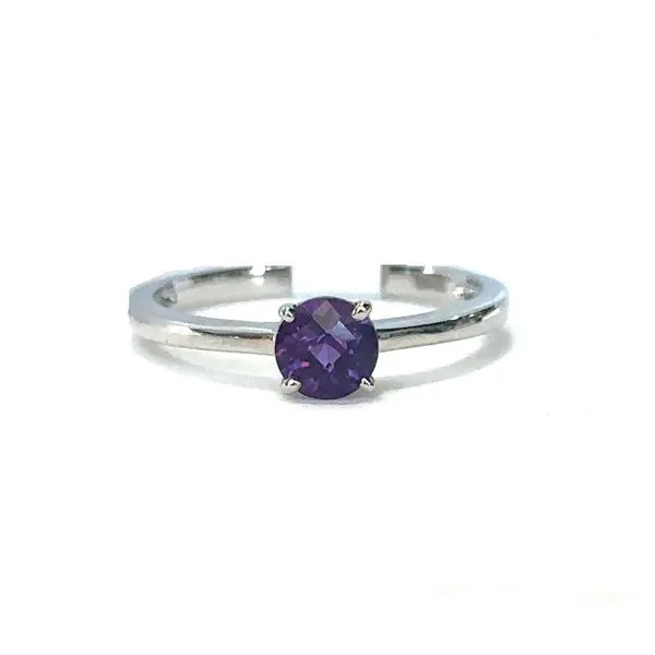14K White Gold Amethyst Fashion Ring Erickson Jewelers Iron Mountain, MI