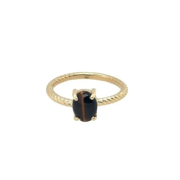 14Kt Yellow Gold Tigers Eye Ring Erickson Jewelers Iron Mountain, MI