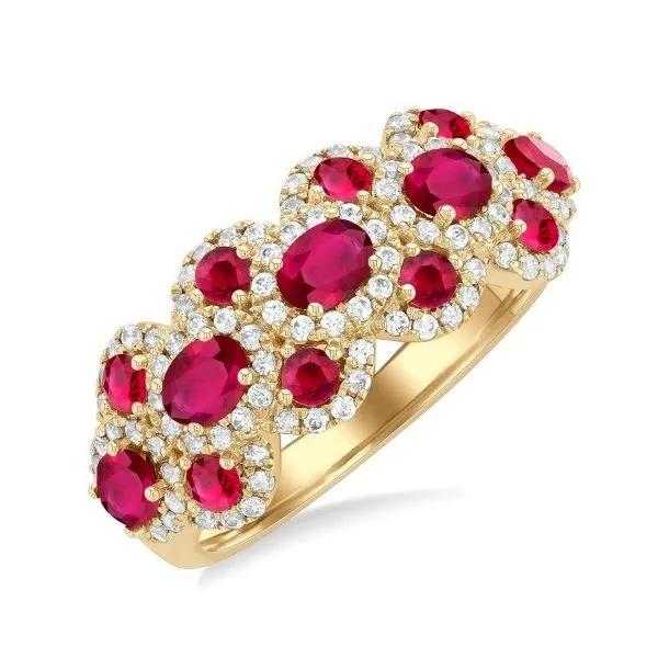 Ruby and Diamond Ring Erickson Jewelers Iron Mountain, MI