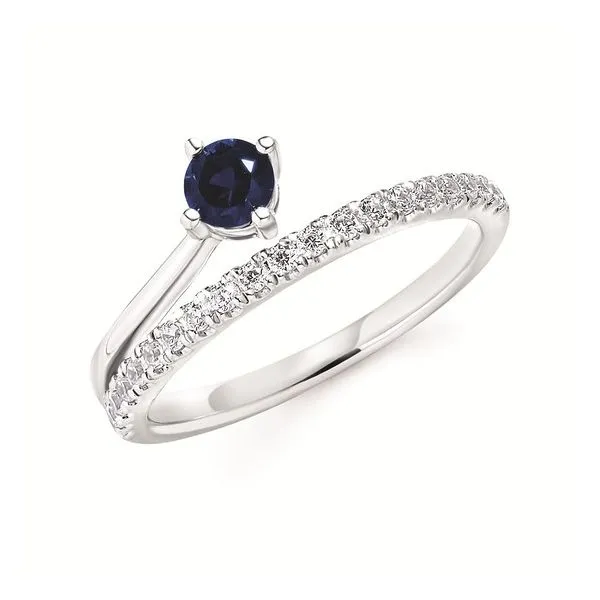 Sapphire and Diamond Ring Erickson Jewelers Iron Mountain, MI