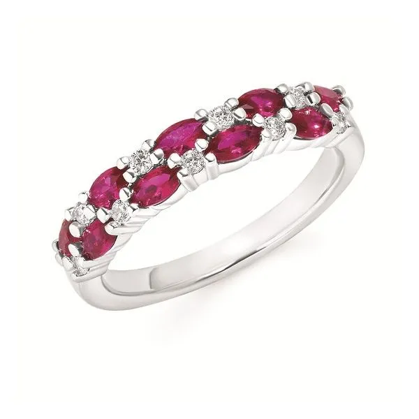 Ruby and Diamond Ring Erickson Jewelers Iron Mountain, MI