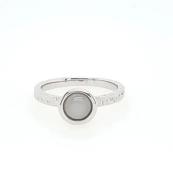 Sterling Silver Moonstone Birthstone Ring Erickson Jewelers Iron Mountain, MI