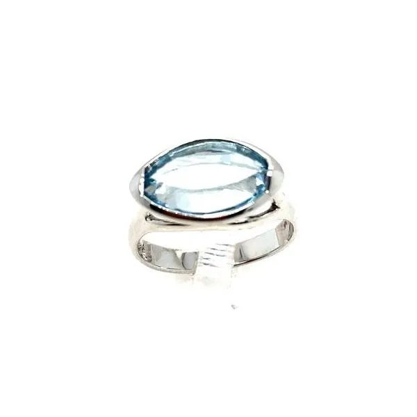 Sterling Silver Blue Topaz Ring Erickson Jewelers Iron Mountain, MI
