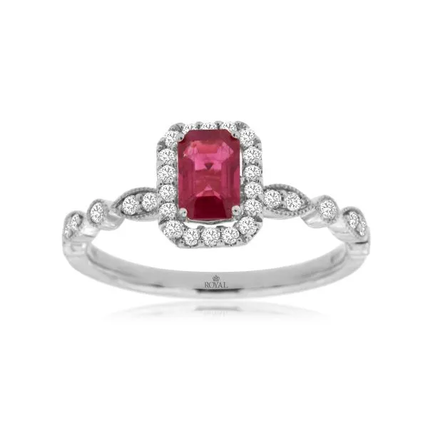 RUBY AND DIAMOND RING Erickson Jewelers Iron Mountain, MI