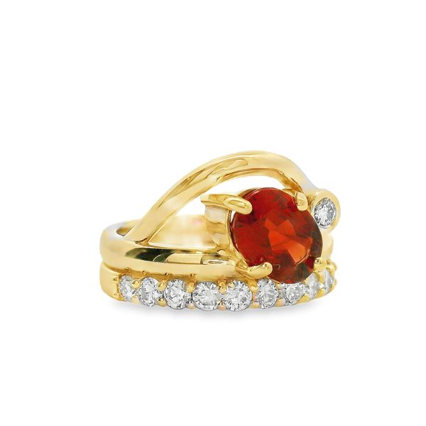 SAPPHIRE AND DIAMOND RING Image 3 Erickson Jewelers Iron Mountain, MI