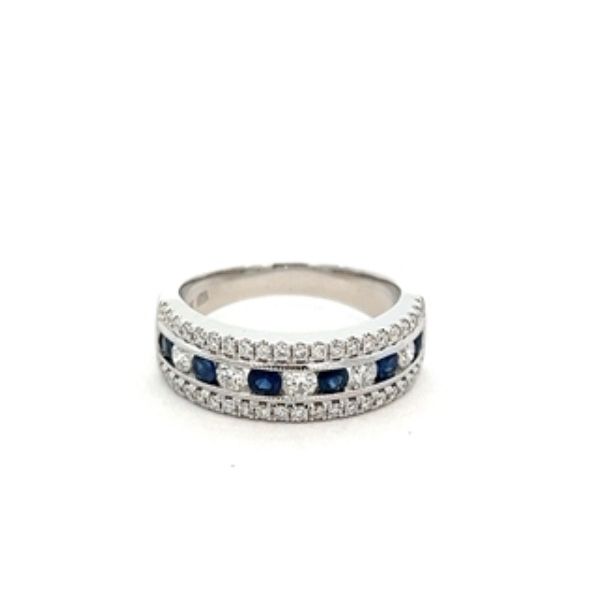 Sapphire and Diamond Ring Erickson Jewelers Iron Mountain, MI