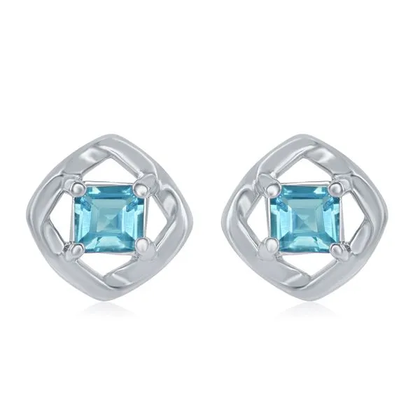 BLUE TOPAZ EARRINGS Erickson Jewelers Iron Mountain, MI