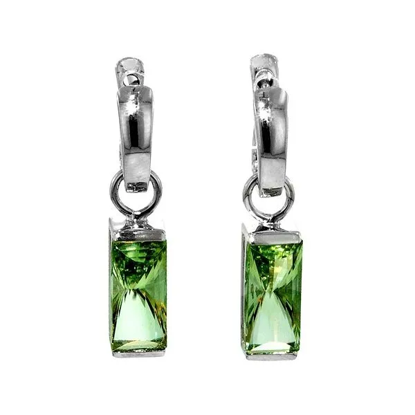 Green Amethyst Earrings Erickson Jewelers Iron Mountain, MI