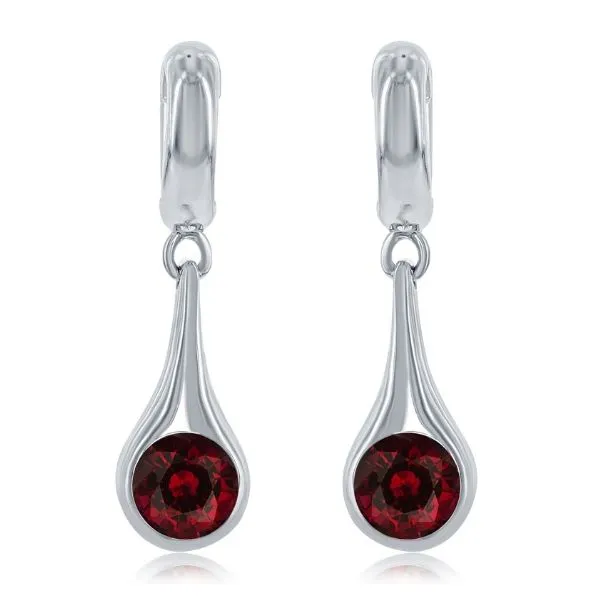 Garnet Earrings Erickson Jewelers Iron Mountain, MI