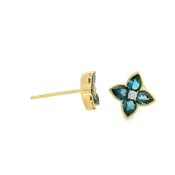 BLUE TOPAZ EARRINGS Erickson Jewelers Iron Mountain, MI