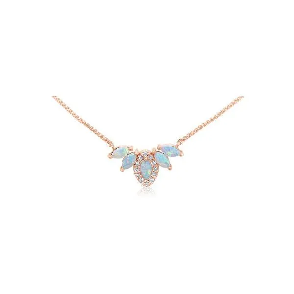 ROSE GOLD OPAL PENDANT Erickson Jewelers Iron Mountain, MI