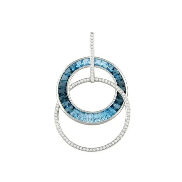 BLUE TOPAZ NECKLACE Erickson Jewelers Iron Mountain, MI